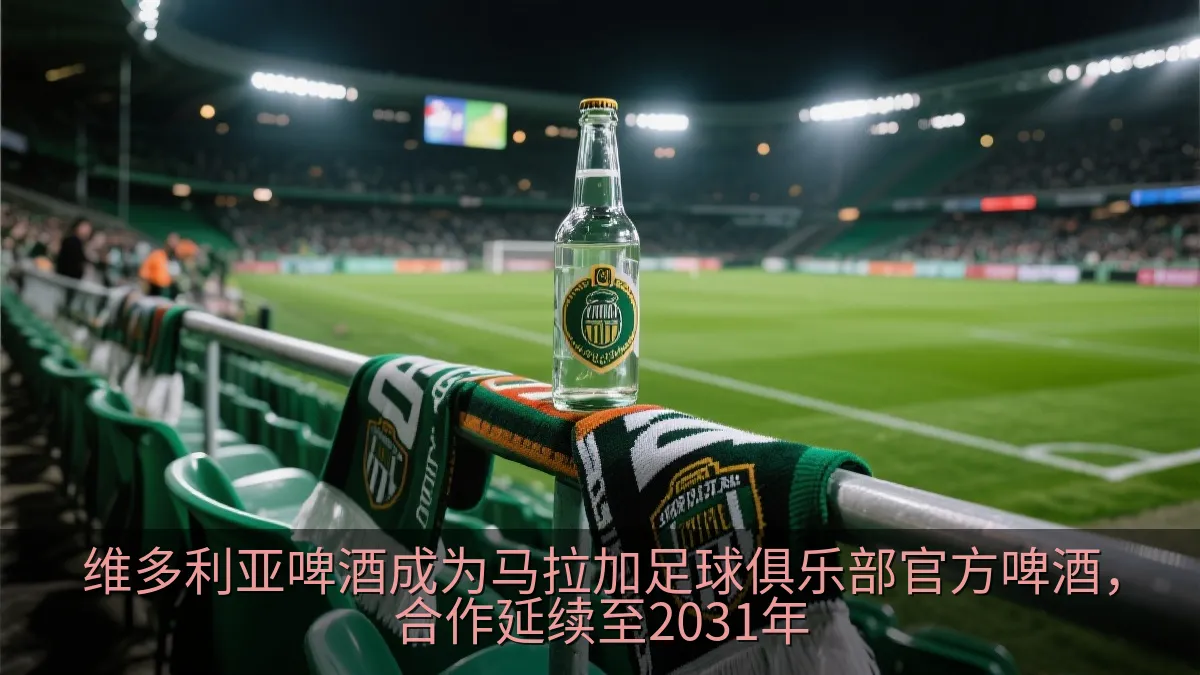 足球主题纪念啤酒瓶与球迷围巾展示