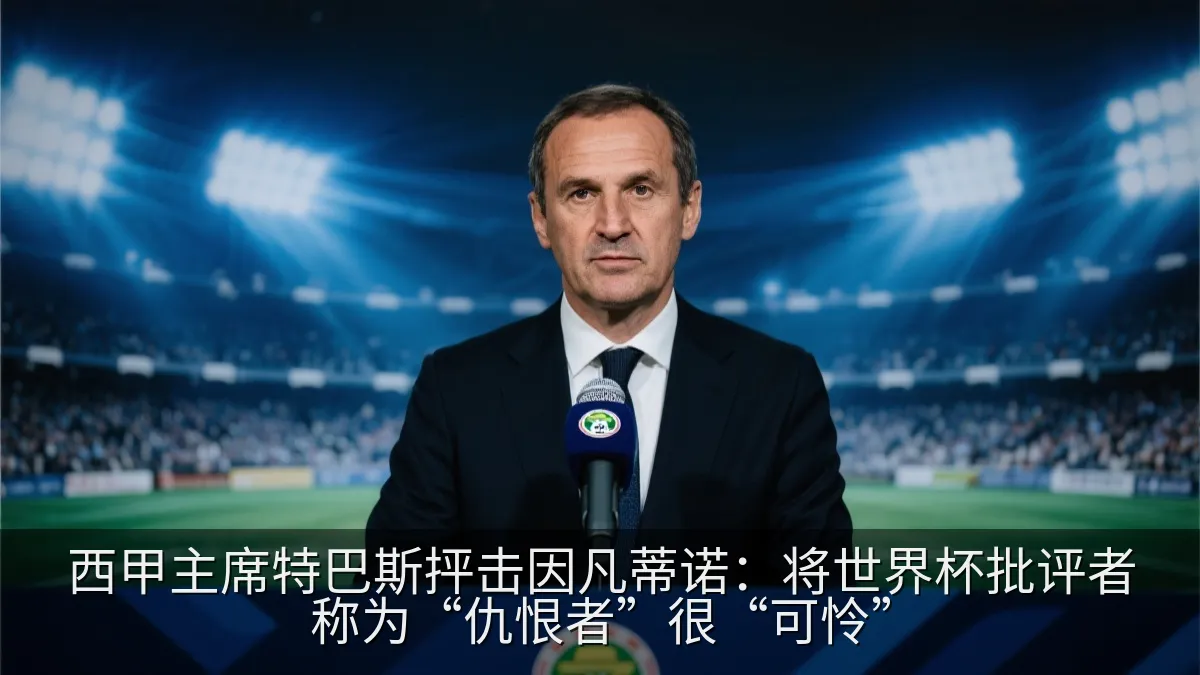 西甲主席特巴斯抨击因凡蒂诺：将世界杯批评者称为“仇恨者”很“可怜”